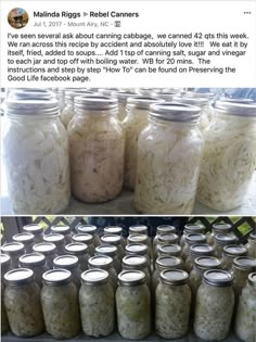 several jars filled with rice sitting next to each other