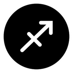 an arrow pointing to the right in a black circle