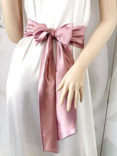 If you would like this belt in a different length or width, please, write to us. The dark pink wide satin belt. This extra long sash is 3 inches wide and 100 inches long. Belt material: stretch satin. The satin belt is available in the following colors: 1 White 2 Ivory 3 Champagne 4 Beige 5 Peach 6 Light pink 7 Pink 8 Lilac 9 Dark pink 10 Red 11 Burgundy 12 Terracotta 13 Gray 14 Dark brown 15 Black  16 Dark green 17 Sky blue 18 Royal blue 19 Navy blue  20 Aqua blue Pink Elegant Sash For Formal Occasions, Pink Bridal Belt With Sashes For Party, Elegant Fitted Pink Sashes, Pink Sashes Bridal Belt For Wedding, Satin Bridal Belt For Party, Bridesmaid Satin Sash With Bow, Satin Sashes For Bridesmaids, Elegant Bridal Belt With Satin Bow For Bridesmaid, Elegant Bridal Belt With Satin Bow For Party