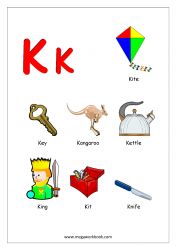 the letter k is for kangaroo and other animals