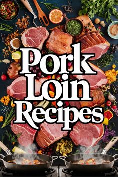 the cover of pork loin recipes