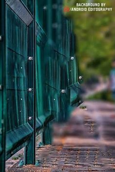 an image of a green fence that is close to the ground