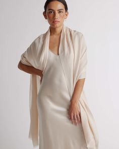 Our Cashmere Silk Scarf combines two of our favorite materials. This super soft, airy scarf is framed by eyelash fringe for a stylish day to night look. Europe Clothing, Gold Frankincense And Myrrh, Italy Clothes, Cashmere Robe, Silk Pajama Pants, Frankincense And Myrrh, Edge Scarf, Silk Tee, Spring Wedding Guest