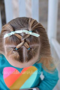 Hairstyle Toddler Girl, Mixed Kids Hairstyles, Easy Hairstyles For Kids, Hairstyles For Toddlers, Toddler Hairstyles