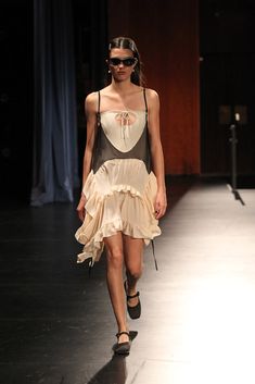 Nyfw 2023, Skirt Shorts Outfit, Sandy Liang, Spring Summer 2023, Summer 2023, Business Fashion, Jean Outfits