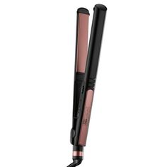 Here's an easy fix to all your hair struggles, the Conair Rose Gold Flat Iron from InfinitiPro. This elegant rose gold hair straightener can be used on all types of hair. The straightening iron comes with 30 variable heat settings. The plates heat up in 15 seconds and maintain consistent and optimal heat levels to eliminate hot spots and reduce damage to hair. Constructed with ceramic plates that heat to high temperatures quickly, maintain the heat, and distribute it evenly over the plates. The Titanium Flat Iron, Iron Rose, Rose Gold Flats, Ceramic Hair Straightener, Ceramic Flat Iron, Makeover Tips, Hair Straightening Iron, Straighten Iron, First Blood