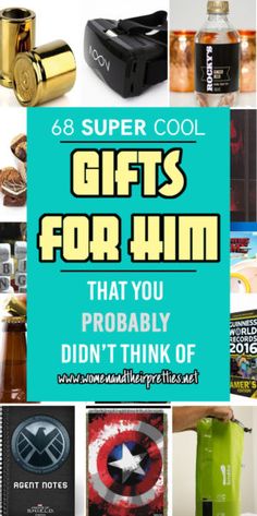 gifts for him that you probably didn't think of are super cool and unique