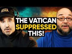 two men in black shirts and hats with the caption, the vatican supposed this