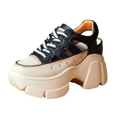 PRICES MAY VARY. [Ladies Casual Walking Shoes]: Breathable, Hollow On The Sides, Shock-Absorbing, Non-Slip, Increased Height, Can Be Worn For Daily Wear Or Sports, Our Casual Sports Shoes Are Available. [Chunky Sports Shoes]: The Biggest Feature Of This Shoe Is Its High-Quality Softness And Breathability. You Can Wear This Shoe To Work Or Hiking. Its Advantage Is That It Does Not Clog Your Feet. [Wear For Multiple Occasions]: Yoga, Fitness, Squats, Running, Camping, Golf, Beach, Morning Run, Our Casual Walking Shoes, Morning Run, Summer Sneakers, Shoe Inspiration, Summer Sports, Casual Sport Shoes, Lacing Sneakers, Sport Sandals, Affordable Clothes