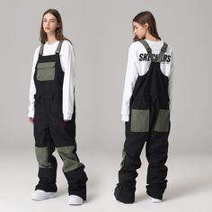 Winter Snowboarding Outfits, Snowboard Fit, Snowboarding Outfits, Overalls Winter, Suspenders Outfit, Womens Snow Pants, Snowboard Suit, Skating Ice, Ski Jumpsuit