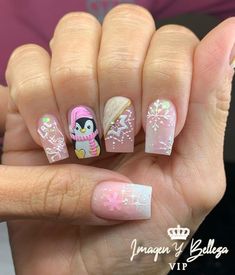 Themed Nail Art Designs, Christmas Candy Nails, Vip Nails, Birthday Nail Designs, Bright Nail Designs, Secret Nails, Gold Acrylic Nails, Fake Nails Designs, Gel Nail Art Designs