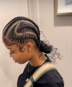 Cabello Afro Natural, Sleek Ponytail Hairstyles, Feed In Braids Hairstyles, Box Braids Hairstyles For Black Women, Cute Braided Hairstyles, Braids Hairstyles Pictures, Braided Cornrow Hairstyles, Cute Box Braids Hairstyles, Quick Braided Hairstyles