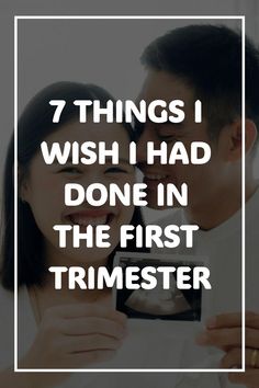 a man and woman taking pictures together with the text 7 things i wish i had done in