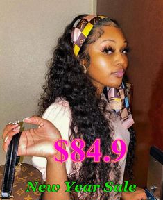 Hair For Pool, Half Wig Hairstyles Black Women, Half Wig Hairstyles, Cute Headband Hairstyles, Curly Hair Headband, Curly Half Wig, Natural Hair Stylists, Curls For The Girls, Half Wig