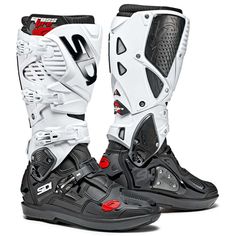 Sidi Crossfire 3 SRS Offroad Motorcycle Boots Black/White 44 Technology HIGHLIGHT Replaceable shin plate Micro adjustable and replaceable buckle system Adjustable Calf System Dual Flex System upper Hyper Extension Block - Flex System Boot leg Anatomic heel cup Replaceable Metatarsus insets UPPER - Technomicro Microfiber LINING - Air Teflon mesh - Cambrelle SOLE - SRS Dovetail Sole SHIPPING POLICY We ship most orders from our warehouse in Southern California Monday-Friday and tracking information will be emailed to you. If you do not receive a tracking number, please check your junk/spam folder prior to contacting us. All orders paid using PayPal will only be shipped to confirmed addresses as required by Paypals Protection Policies. In cases where multiple items are ordered, we may ship fro Nike Rosa, Womens Biker Boots, Adventure Boots, Women's Motorcycle Boots, Haikou, Kitesurfing, Riding Gear, Motorcycle Gear, Lower Leg