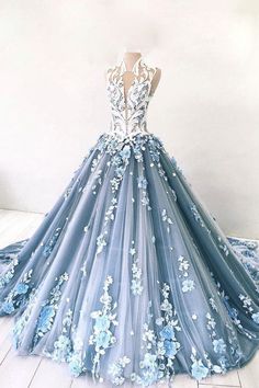 Blue Tulle Evening Dress For Banquet, Blue Tulle Evening Dress For Banquets, Lace Floor-length Evening Dress For Quinceanera, Floor-length Lace Evening Dress For Quinceanera, Lace Floor-length Quinceanera Evening Dress, Blue Tulle Prom Evening Dress, Blue Tulle Evening Dress For Prom, Blue Tulle Gown For Quinceanera, Blue Tulle Gown For Debutante Ball