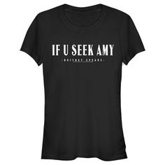 a black t - shirt with the words if u seek army written in white on it