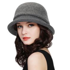 PRICES MAY VARY. Wool Blend Imported Pull-On closure Hand Wash Only Material of the vintage cloche hat,Wool blend,50% wool,50% acrylic,high qulity, very nice feel in your hand. Vintage felt cloche hats,Knitted cloche for women,Hat circumference 22.83",height 4.72", this hat has a inner strap, the drawstring ribbon inside the rim of the hat can adjustable the hat size to fit you. Vintage 1920s style derby hats for women with a classic design, Classy and stylish vintage hats,simple elegant and gen 1920s Hats Women, 1920s Hat, Hats Knitted, Cloche Hats, Church Hat, 1920s Vintage, 1920s Style, Hat Wool, Tea Party Hats