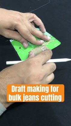 How jeans are made? Draft making for jeans bulk cutting #mensdenim #manufacturer #jeans #bulk - YouTube