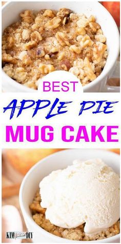 the best apple pie mug cake recipe