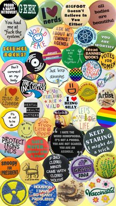 How To Make Pins Diy, Pin Badge Ideas, Punk Badges, Badge Ideas, Button Ideas, Pin Ideas, Pin Ideas Button, Protest Pins