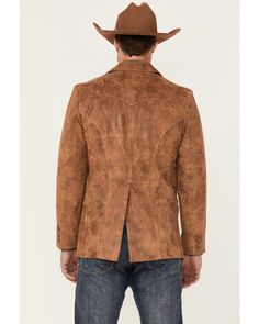 Cody James Men's Leather Blazer , Brown Long Cowboy Boots, Mens Leather Blazer, Mens Western, Western Suits, Mens Gear, Brown Blazer, Exclusive Clothing, Classic Blazer, Groom Attire