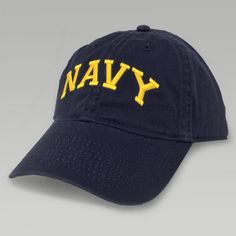 NAVY LOW PROFILE XL ARCH HAT 1 Cheap Navy Hats For Outdoor, Cheap Navy Hats For Baseball Season, Luxury Navy Short Brim Hat, Cheap Navy Cotton Hat, Cheap Navy Six-panel Hats, Us Navy Anchor, Mens Dress Attire, Us Navy Women, Navy Ranks