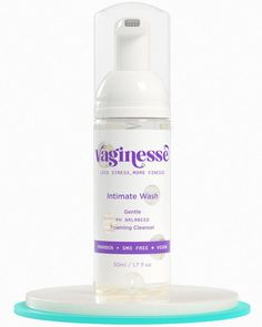 Buy Vaginesse PH balanced foaming Intimate Cleansing Wash that is 100% organic, safe to use and keep your vulva Hygiene, moisturized and nourished Women Hygiene Products, Women Hygiene, Intimate Wash, Feminine Wash, Foaming Cleanser, Ph Balance, Organic Plants, Natural Health Remedies, Daily Ritual