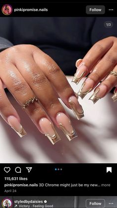 Long Fall Nails, Fall Nails Inspiration, Fall Nails Trendy, 3d Chrome, Drip Nails, Autumn Look, Glamour Nails, Colored Acrylic Nails, French Tip Acrylic Nails