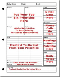 a printable workbook with instructions to help you plan for the next project