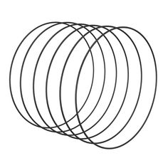 four black and white circles are arranged in the shape of a circle on a white background