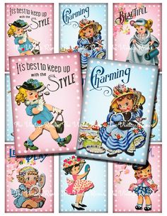 Clothing Hang Tags, Vintage Valentine Crafts, Hang Tags Clothing, Jewelry Cards, Atc Cards, Printable Vintage, Clip Art Vintage