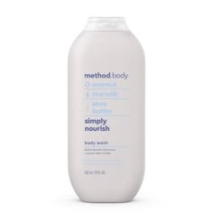 Method Body Wash Simply Nourish - 18 fl oz Method Body Wash, Best Body Wash, Body Shower, Rice Milk, Just Keep Going, Coconut Rice, Body Care Routine, Body Soap, Smell Good