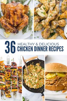 healthy and delicious chicken dinner recipes