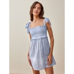 Reformation Dawson Gingham Short Mini Dress Xs Women’s Blue. Unlined. Adjustable Tie Straps. Smocked Bodice. Ruffle Edge Bodice. 52% Cotton & 48% Rayon. Hand Wash. Condition: Pre-Owned Good. Size: Xs. Approx Flat Lay Measurements: Bust: 10”. Length: 22”. (Not Including Straps) Reformation Dress, Summer Fashion Dresses, Check Dress, French Women, Girls Dresses Summer, Reformation Dresses, Smocked Dress, Blue Gingham, Short Mini Dress