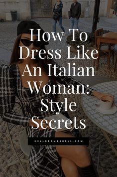 The Italians are known for many fabulous things — pizza, pasta, gelato. But in addition to deliciously scrumptious foods, the Italians are world-renowned for their unique fashion and style. Italian "fashion girls" are breaking the mold of fashion and phenomenally embody what personal style really means. While many western stylists follow seasonal trends, the Italian girls seem to dance to the beat of their own drum. Everyday Italian Outfits, Italian Women Fall Fashion, Italian Chic Fashion, Italian Street Style Women Fall, Italian Inspired Outfits Womens Fashion, Italian Women Fashion Outfits, Women Italian Fashion, Italian Style Women Summer, Italian Style Women Autumn