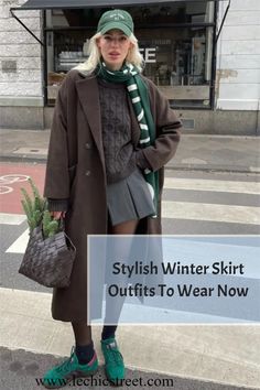 winter skirt outfit ideas for women, winter skirt outfit ideas, winter skirt outfits aesthetic, winter skirt outfits women, winter skirt outfit, winter skirt outfit cold weather, Midi Skirt Boots, Winter Skirt Outfits, Skirt Outfits With Boots, Winter Skirt Fashion, Outfits With Boots, Skirt Outfit Casual, Gold Pleated Skirt, Elle Ferguson