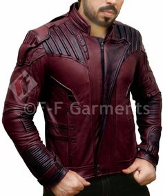 Brown Leather Jacket Men, Crocodile Shoes, Galaxy 2, Western Jacket, Fashion Suits For Men, Real Leather Jacket, Chris Pratt, Star Lord, Genuine Leather Jackets