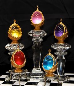 Rainbow Glass Eggs Ashita No Nadja, Soul Gem, Magical Girl Aesthetic, Fantasy Props, Faberge Eggs, Dessin Adorable