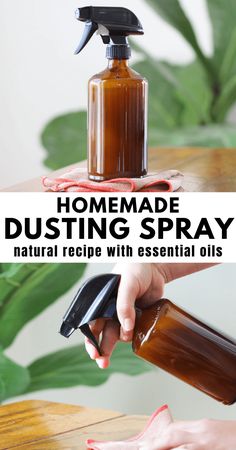 homemade dustin spray recipe with essential oils for natural hair and skin - this is the best way to use it