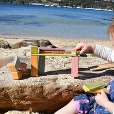 What should my Toddler be Learning? A Crafty LIVing Magnetic Blocks, Sea Sculpture, Days Like This, Enjoying The Sun, Beautiful Morning, By The Sea