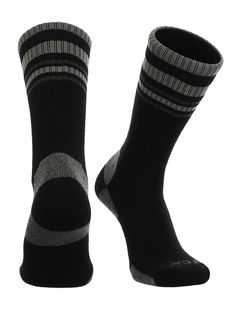 Merino Wool Hiking Socks Crew Length Breathable Gray Winter Socks, Breathable Gray Socks For Winter, Black Winter Socks For Outdoor Activities, Black Breathable Winter Socks, Gray Sports Socks For Winter, Gray Sweat-resistant Socks, Comfortable Sweat-resistant Gray Socks, Black Casual Outdoor Socks, Casual Black Socks For Outdoor