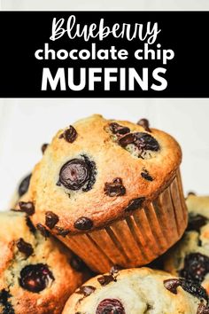 Whip up these blueberry chocolate chip muffins with this easy recipe, perfect for breakfast or a sweet snack. Packed with juicy fresh or frozen blueberries and melty chocolate chips, these muffins are moist, soft, and tender with a fluffy texture. Enjoy their golden, bakery-style tops that make every bite deliciously satisfying. A versatile and simple treat, these muffins are sure to become a family favorite for any occasion!