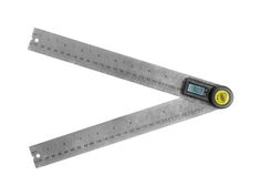 a pair of rulers with yellow numbers on them