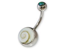 Surgical Steel Belly Button Piercing with Shiva Eye Shell and Paua Shell Inlay - Handmade Belly Button Jewelry Enhance your belly button style with our exquisite stainless steel belly button piercing with a stunning Shiva Eye inlay and a sparkling shell inlay. Featuring a stunning Shiva Eye shell and a small screw-on ball with a beautiful blue-green inlay, this piercing is both stylish and unique. The large ball measures approximately 10mm in diameter, while the convenient locking ball measures Small Belly Button Piercing, Navel Piercing Jewelry, Belly Button Piercing Jewelry, Belly Piercing Jewelry, Button Piercing, Shiva Eye, Belly Button Jewelry, Navel Piercing, Belly Piercing