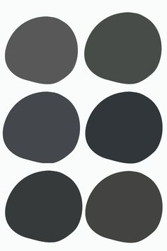 black and white circles are arranged in the shape of ovals on a white background