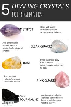 Different Types Of Crystals, Crystals For Beginners, Crystal Benefits, Witchy Business, Crystals Healing Grids, Crystal Protection, Crystal Healing Chart, Crystal Guide, Spiritual Crystals