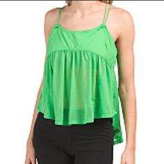 Free People Movement High-Low Crop Top Spaghetti Straps Neon Green New With Tags Size Xs Green Super Soft And Lightweight Free People Movement Catch Me Drift Camisole Top High Low Drop Bungee Cord Spaghetti Straps Summer Tops With Spaghetti Straps And Built-in Bra, Green Tops With Built-in Bra For Spring, Spring Beach Tops With Built-in Bra, Casual Tops With Built-in Bra And Spaghetti Straps, Trendy Summer Camisole, Spring Vacation Tops With Straps, Casual Summer Vacation Camisole, Green Stretch Camisole With Spaghetti Straps, Green Vacation Top With Built-in Bra