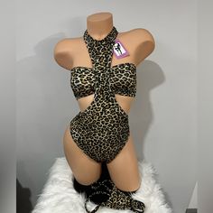 All Outfits Are Made With Stretch Material Exotic Outfits, Women's Intimates, Leopard Print, Customer Support, Full Service, Women Shopping, Quick Saves, Clothes, Color