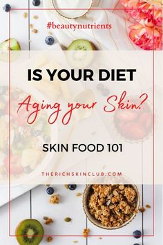 What you eat shows up on your skin —good and bad. Click the pin to learn how your diet may be affecting your skin. Get my favourite Skin Nutrition books to understand the effects that some foods, and (unfortunately alcohol!) are aging your face. #skinfood #skinfooddiet #nutritionforskinhealth Nutrition Books, Skin Disorders, Good And Bad, Skin Food